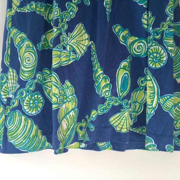 Lilly Pulitzer Clare Ruffle Sleeveless Mini Dress in Fallin in Love Blue Large - Picture 10 of 16